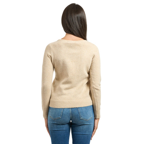 Yes Zee Maglia Maglia Donna scollo tondo in lurex XS A25 - YESZEEM058BT00 - 0222 - XS - Francavilla Moda